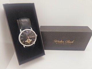 Walter Bach Glashütte - Open heart moonphase - automatisch uurwerk