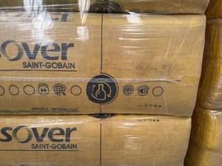 8x Isolatie 1500x600x130mm Rd:4,05 3pl/pak(=2,70m²) Isover Mupan Facad