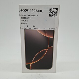 Telefoon, Apple, Iphone 16 Pro A3293 128GB