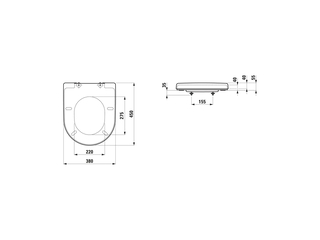Laufen Pro closetzitting antibacterieel met softclose en RVS scharnier