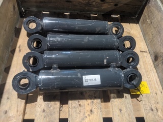 4x Dubbelwerkende cilinder D=40/80 slag 200