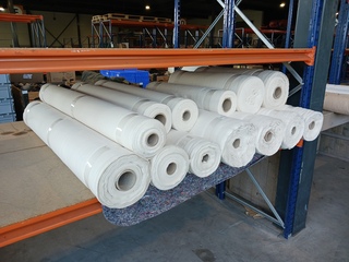 Ca. 13x H8 matrasmolton - ongebleekt katoen