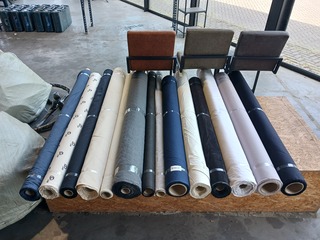 Ca. 14x bekledingsstof – assorti