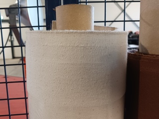 Ca. 10x rol textielreparatiedoek met lijmlaag