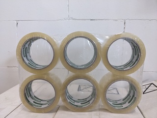 9 Doos a 36 rol transparante tape