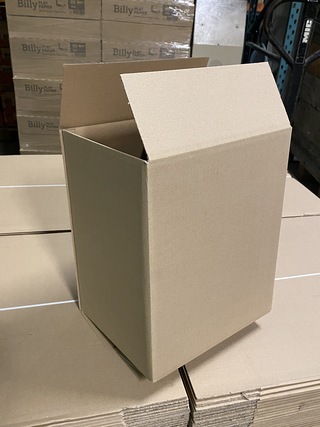 Ca. 400x Verzenddozen , Bruin, 29x22x36cm