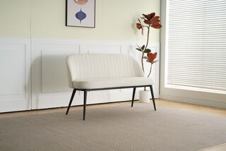 Eetkamer bankje 130 cm, White, 2025