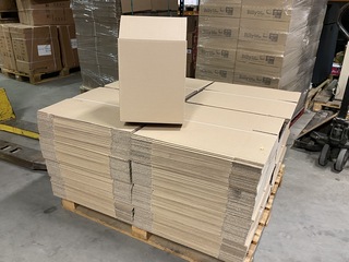Ca. 400x Verzenddozen , Bruin, 29x22x36cm