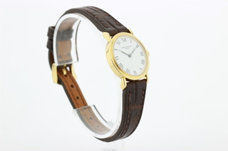 Dames polshorloge Patek Philippe, Calatrava, Witte wijzerplaat, bouwja