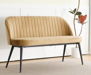 Eetkamer bankje 130 cm, Brown light, 2025