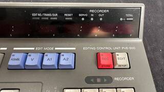 Editing controller sony, pve-500