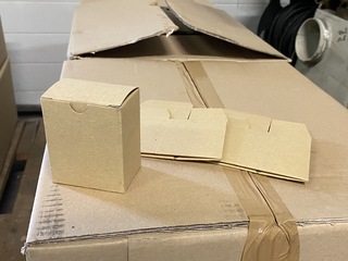 Pallet autolockdoosjes ideaal voor kleine spullen, bruin