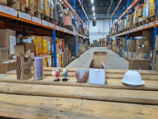 Partij spirituele items op 4x pallet