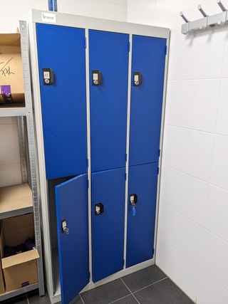 Lockerkast, 6-deurs
