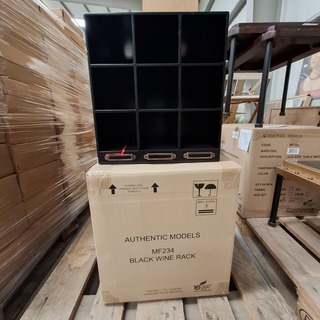 3x vakkenkast Authentic Models, diverse modellen, o.a. MF234, zwart &