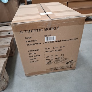 sidetable / bijzettafeltje Authentic Models, MF171, walnut black