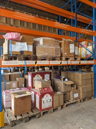 Partij spirituele items op 7x pallet