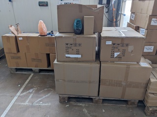 Partij spirituele items op 2x pallet
