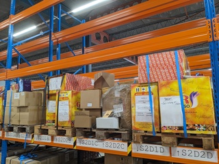 Partij spirituele items op 4x pallet