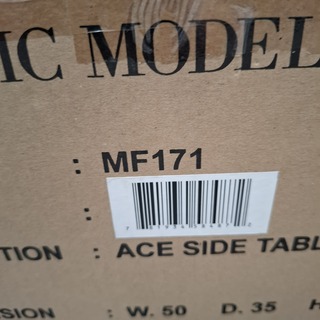 sidetable / bijzettafeltje Authentic Models, MF171, walnut black