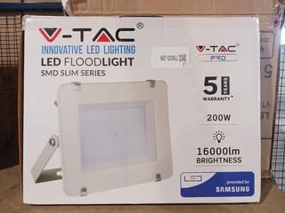 7x Bouwlampen SMD 200 Watt, V-TAC, VT-200, Wit, 2020