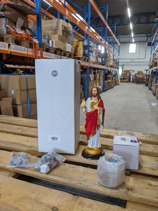 Partij spirituele items op 4x pallet