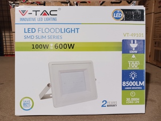 ca.20x SMD 100 Watt Bouwlampen V-TAC, VT-49101, Wit, 2020