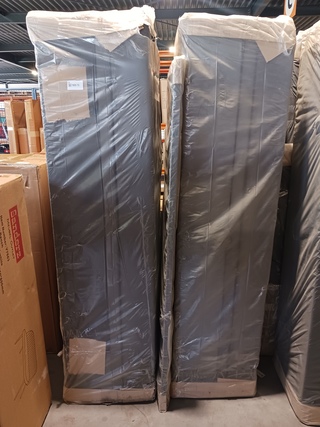Boxspring bed 180×200 cm, Grey, 2025