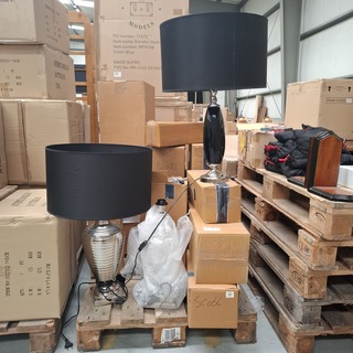 12 Lamp met lampenkap Authentic Models, 30000146, zwart