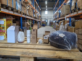 Partij spirituele items op 4x pallet