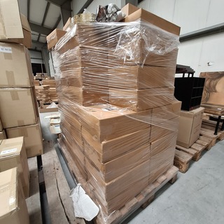 72x spiegel serveerdienblad Authentic Models, BA013, goud/zwart
