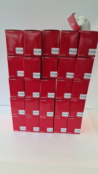 Ca. 33x CPC23 montagebeugel voor camera's Herospeed, wit