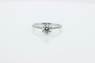 Dames ring solitair