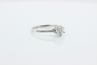 Dames ring solitair