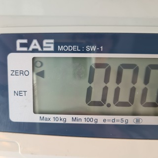 Weegschaal 100 gr tot 10 KG op batterijen