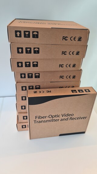 Ca. 10x Fiber-Optic Video zender en ontvanger