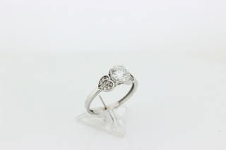 Dames ring solitair