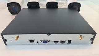2x NVR + 4x WIFI 8 MP IP-camera Herospeed, 8MP 4CH WIFI KIT