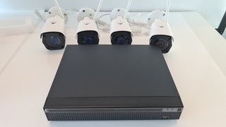 2x NVR + 4x WIFI 8 MP IP-camera Herospeed, 8MP 4CH WIFI KIT