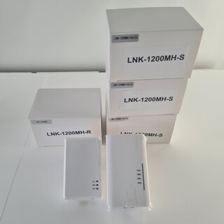 Powerline PoE set 4x zender 1x homeplug