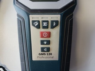 Leidingzoeker – detector, Bosch, GMS120, 2011