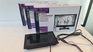 4x Velleman MON9T1 9 inch monitor Velleman, MON9T1