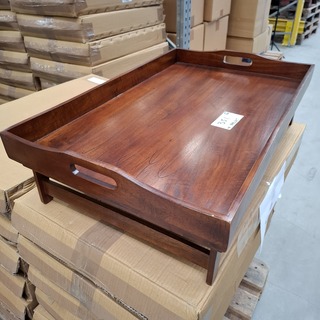 12x Houten dienblad Authentic Models