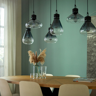 Hanglamp Flair 6 lichts, Steinhauer Lighting, Zwart, 2025