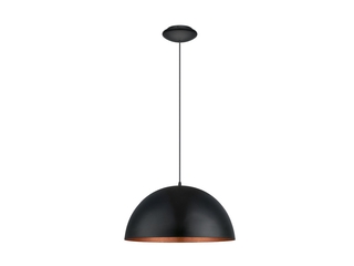 Eglo Gaetano 1 Hanglamp1 Lichts 530mm.Zwart,Koper