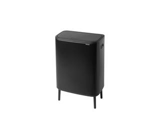 Brabantia Bo Touch Bin Hi, 60 Litres, Matt Black