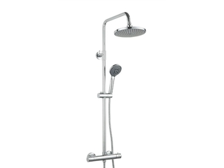 Atlantic Asher regendouche (Chroom)RondMet handdouche (3 standen)Met d