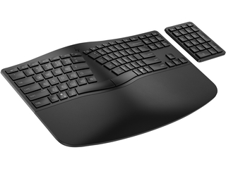 HP 960 ergonomisch draadloos toetsenbord Azerty Zwart