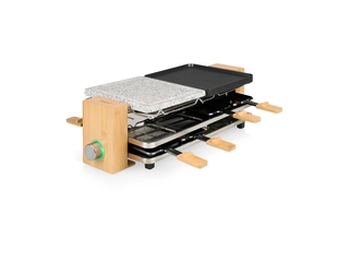 Princess 162955 8 persoon/personen 1300 W Zwart, Grijs, Hout