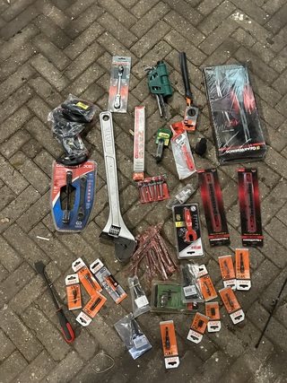 Mix pallet met nieuw gereedschap